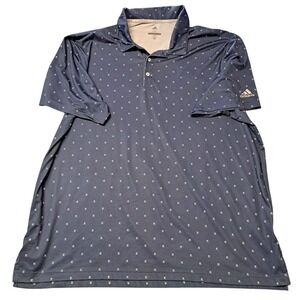 ADIDAS MEN'S GOLF POLO 2XL SHIRT SHORT SLEEVE print